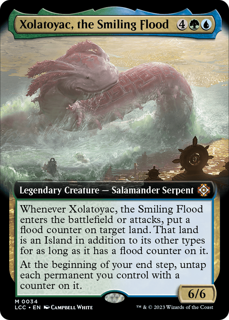 Xolatoyac, the Smiling Flood (Extended Art) [The Lost Caverns of Ixalan Commander] | Tables and Towers