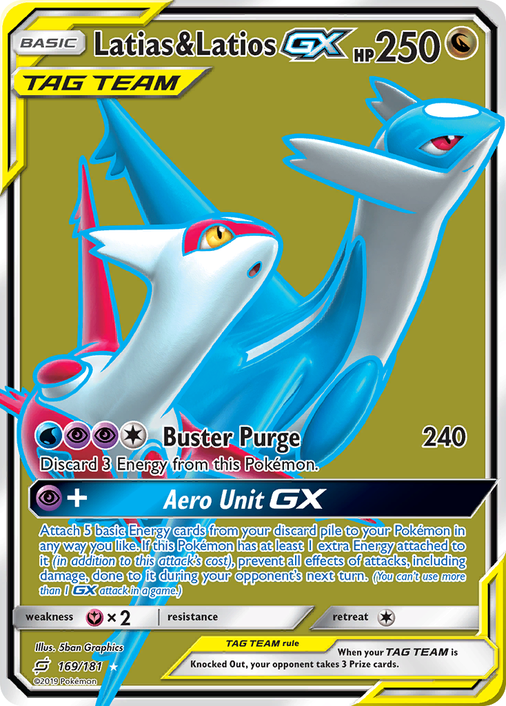 Latias & Latios GX (169/181) [Sun & Moon: Team Up] | Tables and Towers