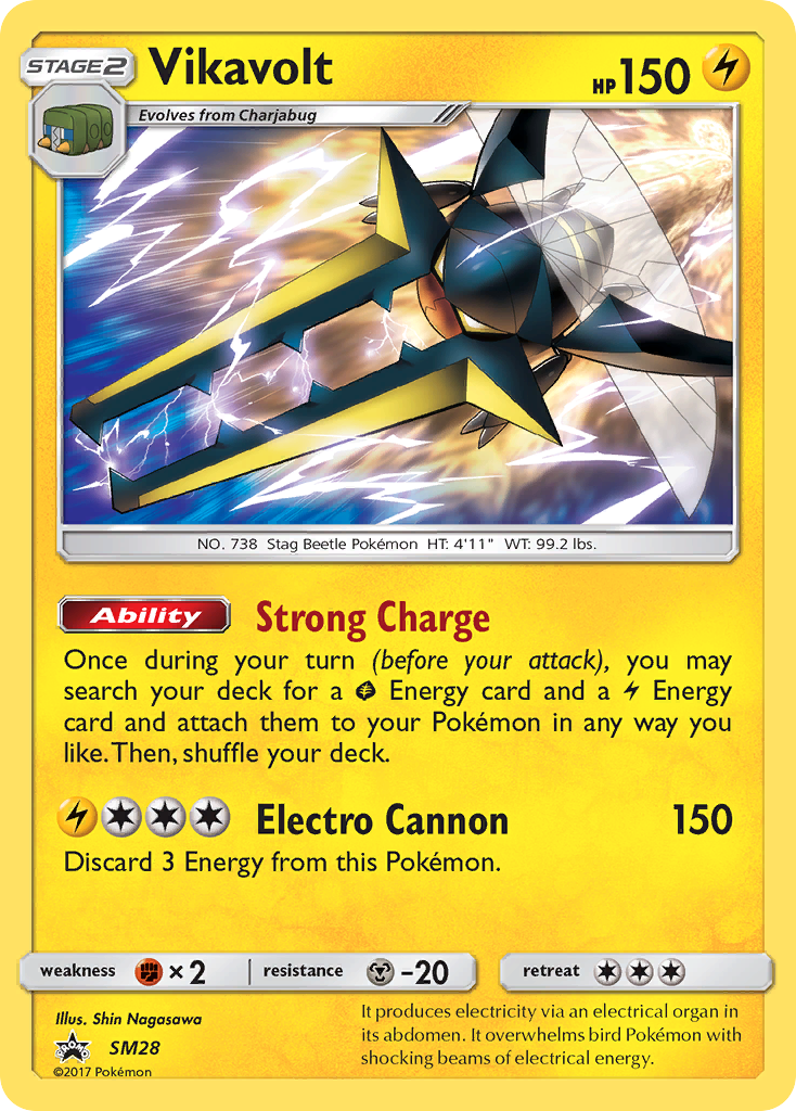 Vikavolt (SM28) [Sun & Moon: Black Star Promos] | Tables and Towers