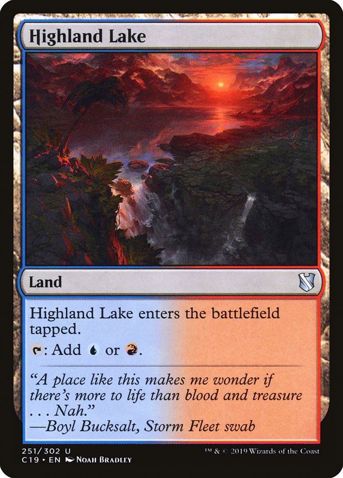 Highland Lake [Commander 2019] | Tables and Towers