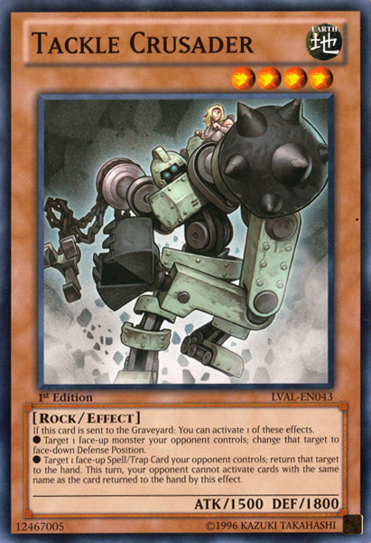 Tackle Crusader [LVAL-EN043] Common | Tables and Towers