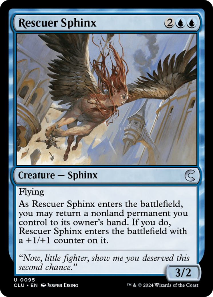 Rescuer Sphinx [Ravnica: Clue Edition] | Tables and Towers