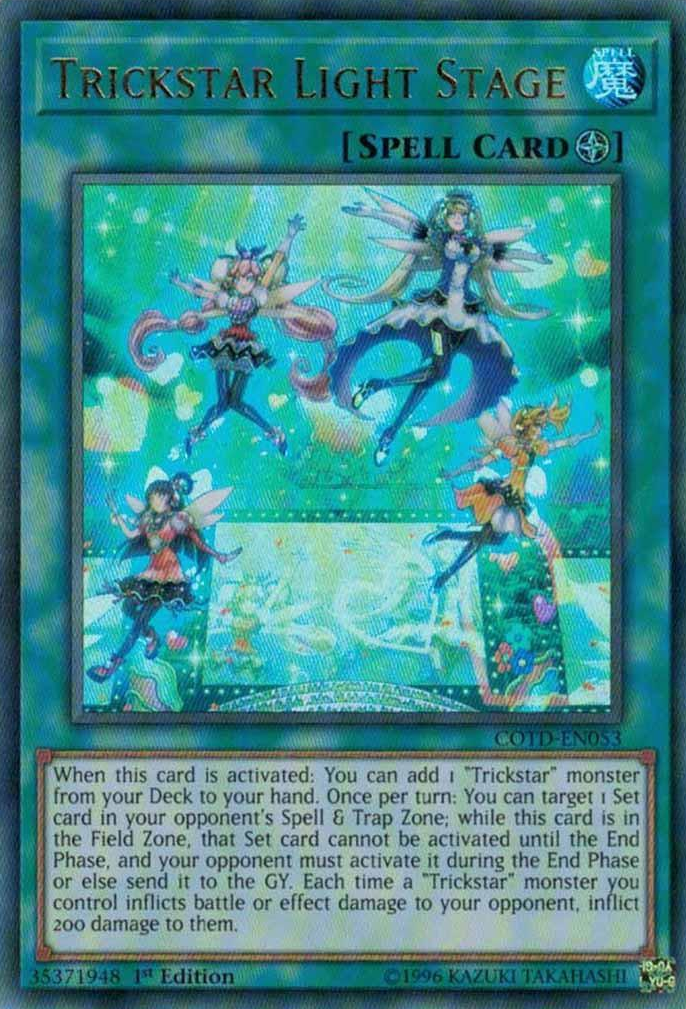 Trickstar Light Stage [COTD-EN053] Ultra Rare | Tables and Towers