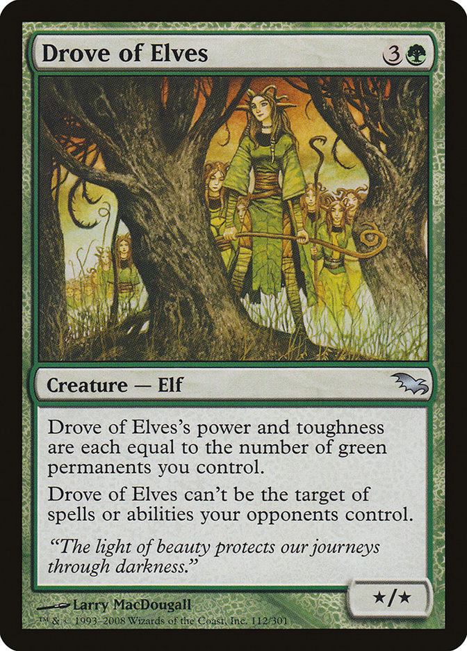 Drove of Elves [Shadowmoor] | Tables and Towers