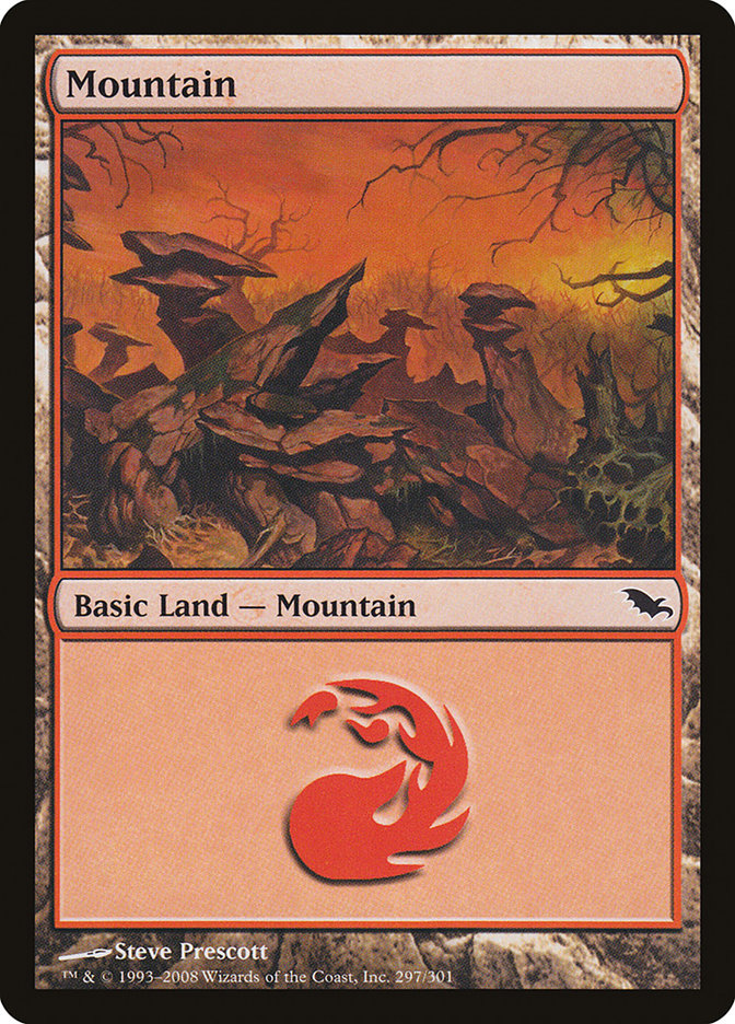 Mountain (297) [Shadowmoor] | Tables and Towers