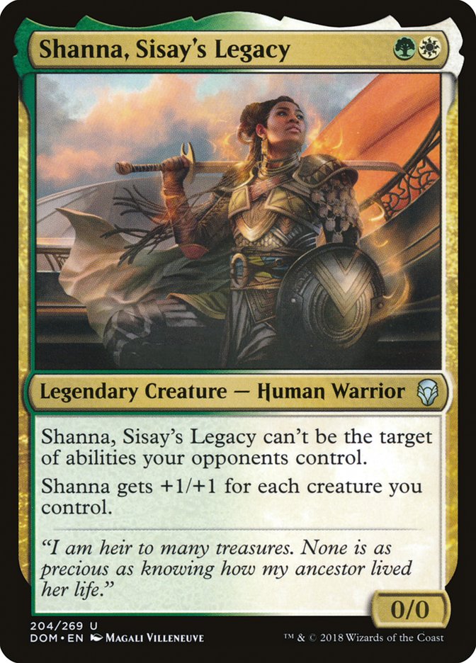 Shanna, Sisay's Legacy [Dominaria] | Tables and Towers