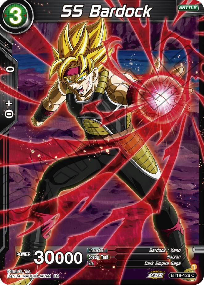 SS Bardock (BT18-126) [Dawn of the Z-Legends] | Tables and Towers