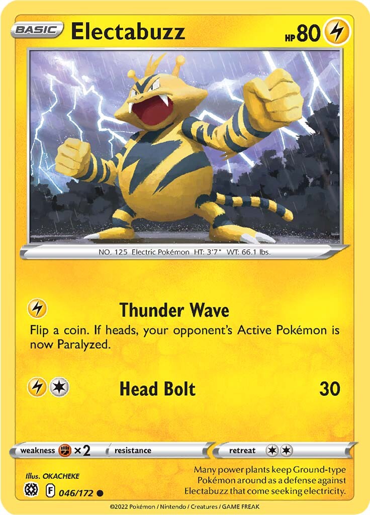 Electabuzz (046/172) [Sword & Shield: Brilliant Stars] | Tables and Towers