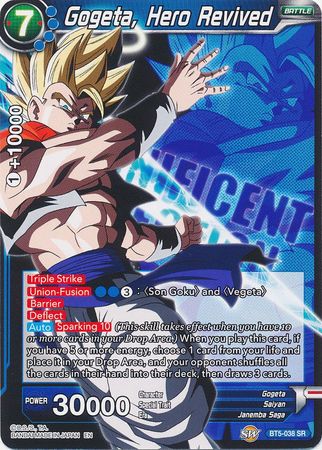 Gogeta, Hero Revived (BT5-038) [Magnificent Collection Fusion Hero] | Tables and Towers