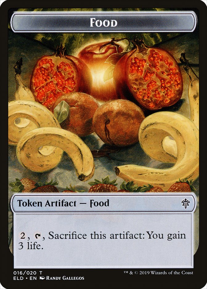 Boar // Food (16) Double-Sided Token [Throne of Eldraine Tokens] | Tables and Towers