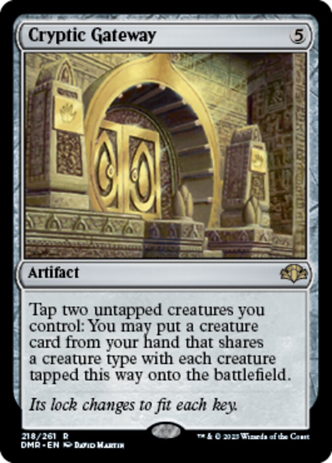 Cryptic Gateway [Dominaria Remastered] | Tables and Towers