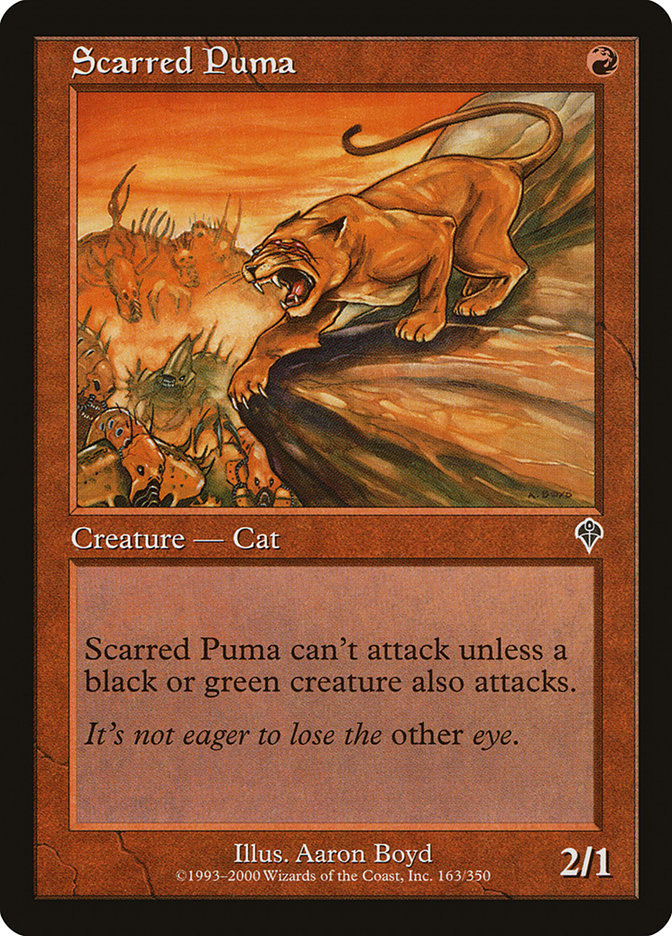 Scarred Puma [Invasion] | Tables and Towers