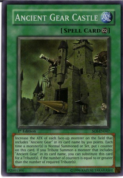 Ancient Gear Castle [SOI-EN047] Super Rare | Tables and Towers