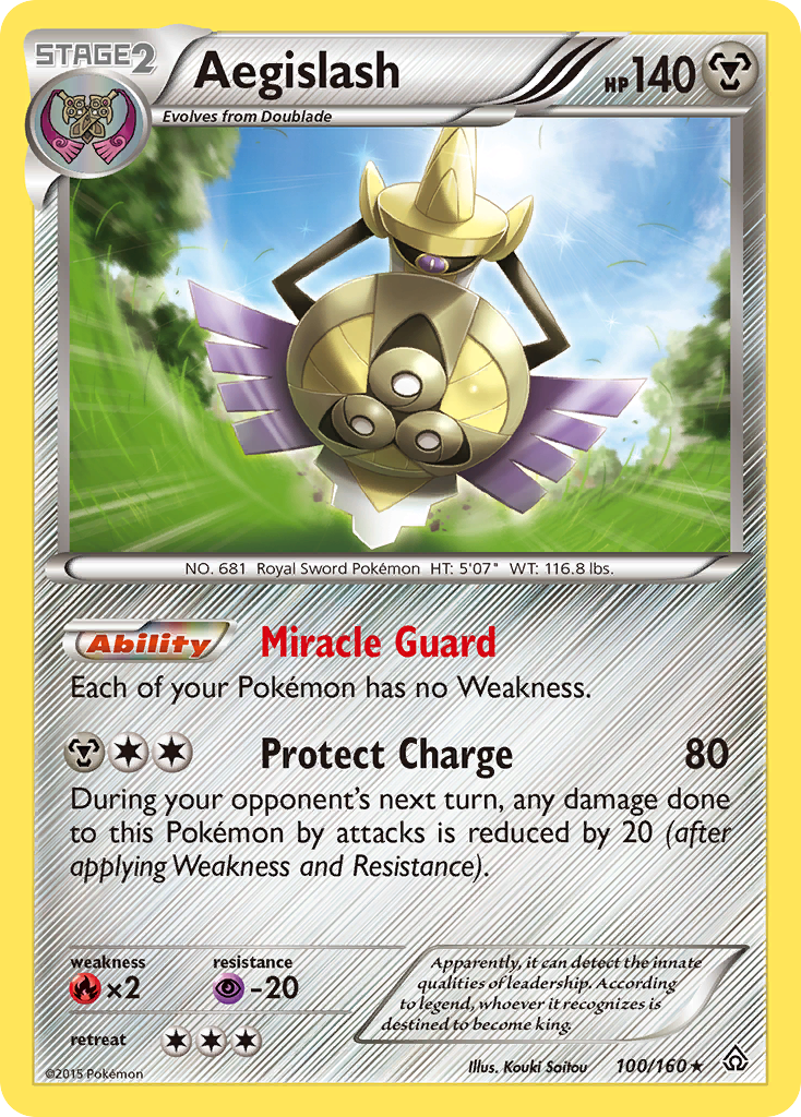 Aegislash (100/160) [XY: Primal Clash] | Tables and Towers