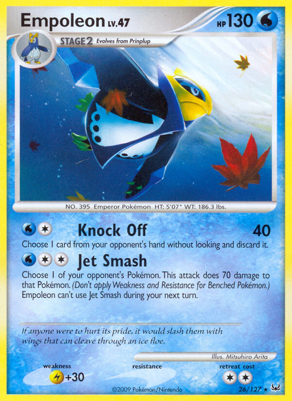 Empoleon (26/127) [Platinum: Base Set] | Tables and Towers