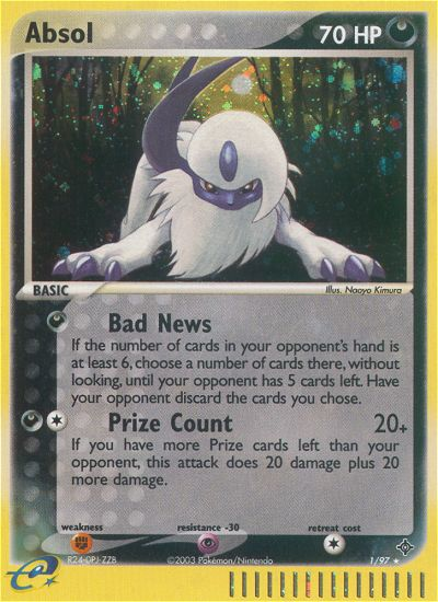 Absol (1/97) [EX: Dragon] | Tables and Towers