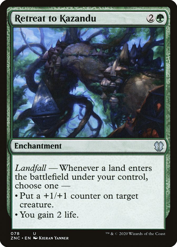 Retreat to Kazandu [Zendikar Rising Commander] | Tables and Towers