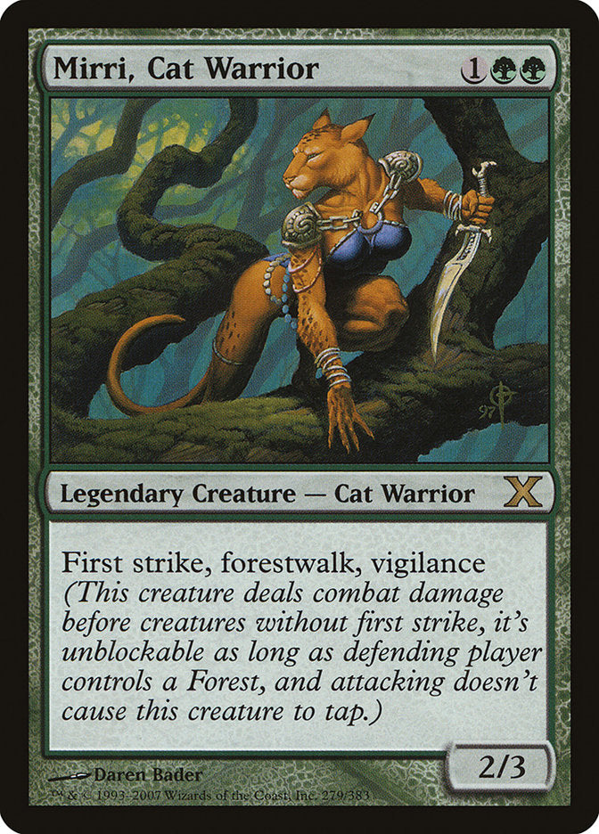 Mirri, Cat Warrior [Tenth Edition] | Tables and Towers