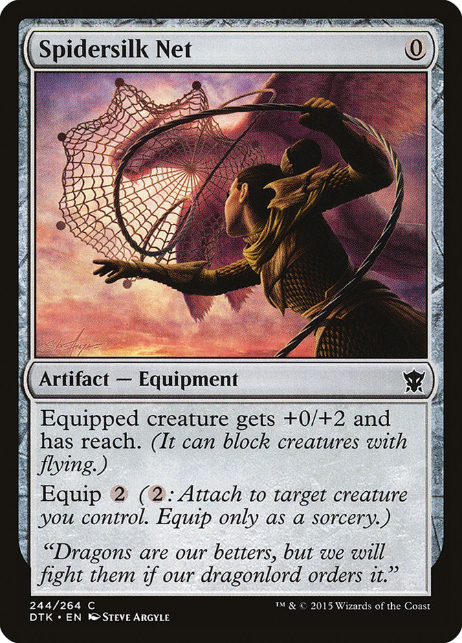 Spidersilk Net [Dragons of Tarkir] | Tables and Towers