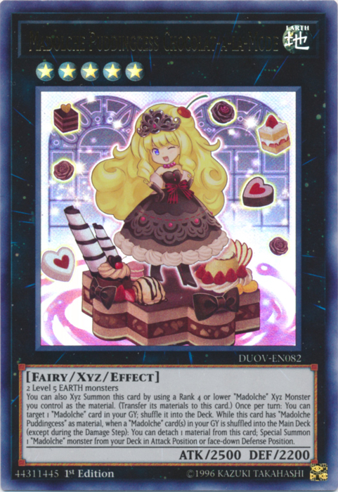 Madolche Puddingcess Chocolat-a-la-Mode [DUOV-EN082] Ultra Rare | Tables and Towers