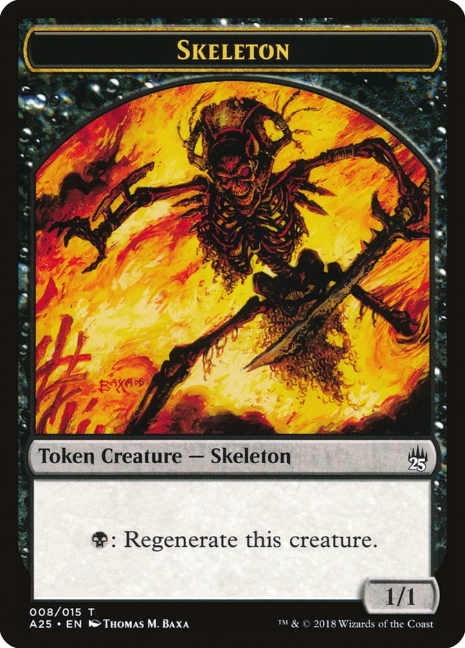 Skeleton Token [Masters 25 Tokens] | Tables and Towers