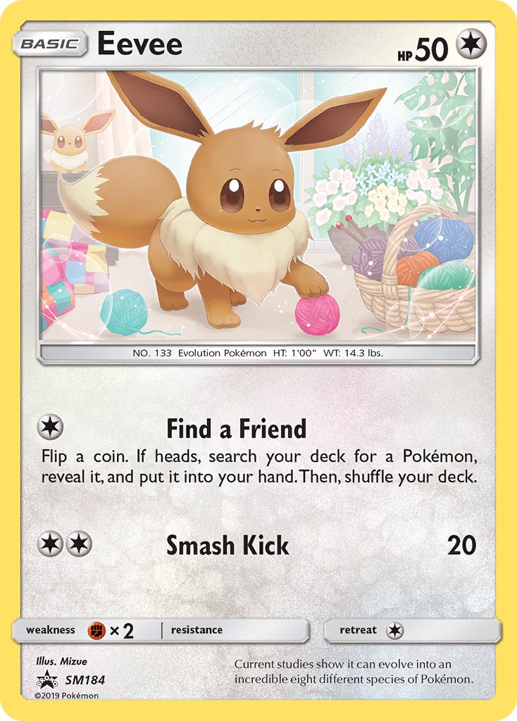 Eevee (SM184) [Sun & Moon: Black Star Promos] | Tables and Towers