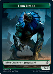 Frog Lizard // Elephant Double-Sided Token [Commander 2021 Tokens] | Tables and Towers