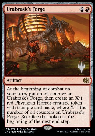 Urabrask's Forge (Promo Pack) [Phyrexia: All Will Be One Promos] | Tables and Towers