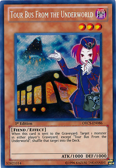 Tour Bus From the Underworld [ORCS-EN086] Secret Rare | Tables and Towers