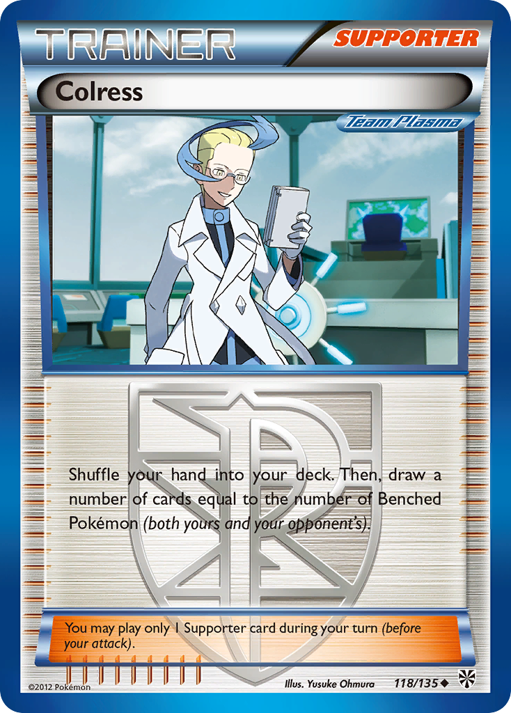 Colress (118/135) [Black & White: Plasma Storm] | Tables and Towers