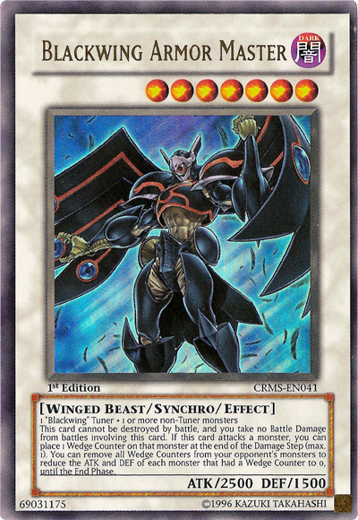 Blackwing Armor Master [CRMS-EN041] Ultra Rare | Tables and Towers