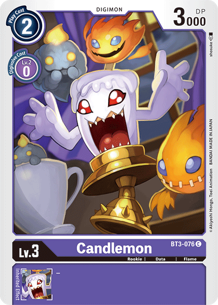 Candlemon [BT3-076] [Release Special Booster Ver.1.5] | Tables and Towers