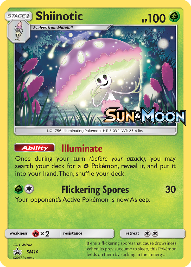 Shiinotic (SM10) [Sun & Moon: Black Star Promos] | Tables and Towers