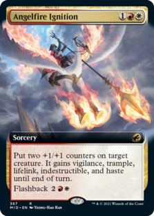 Angelfire Ignition (Extended Art) [Innistrad: Midnight Hunt] | Tables and Towers