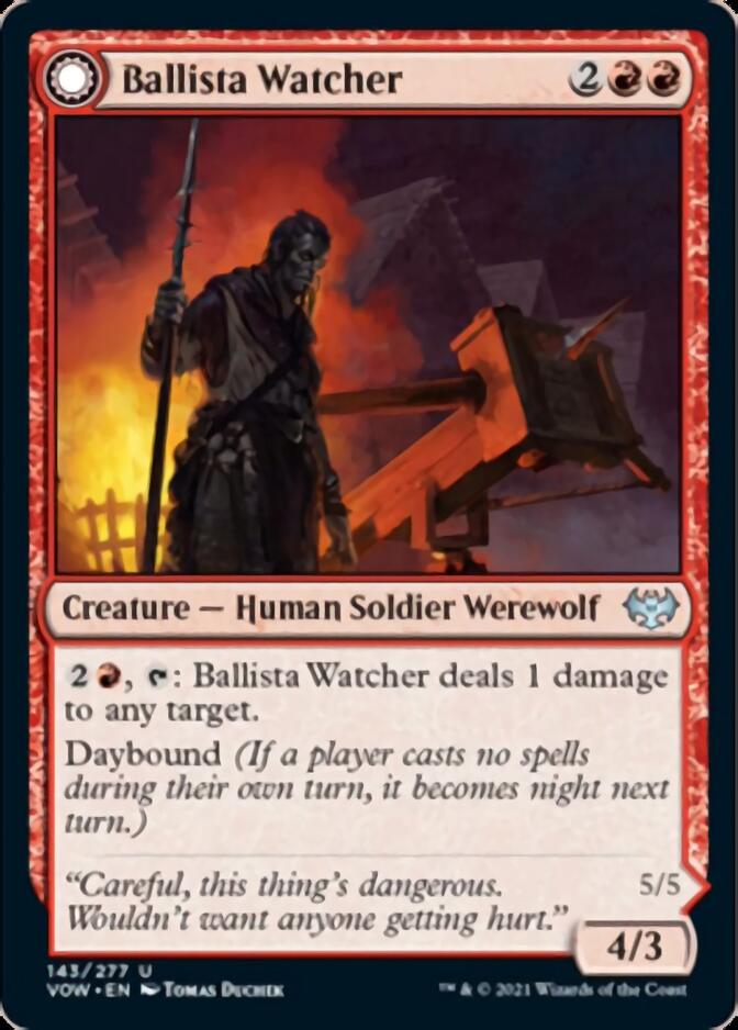 Ballista Watcher // Ballista Wielder [Innistrad: Crimson Vow] | Tables and Towers