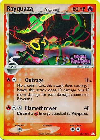 Rayquaza (26/110) (Delta Species) (Stamped) [EX: Holon Phantoms] | Tables and Towers