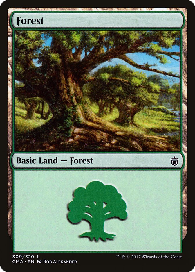 Forest (309) [Commander Anthology] | Tables and Towers