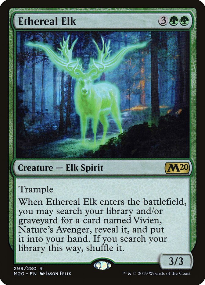 Ethereal Elk [Core Set 2020] | Tables and Towers