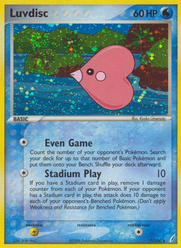 Luvdisc (7/100) [EX: Crystal Guardians] | Tables and Towers