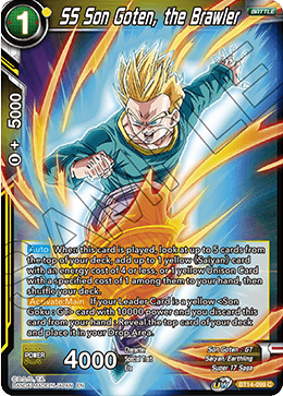 SS Son Goten, the Brawler (BT14-099) [Cross Spirits] | Tables and Towers