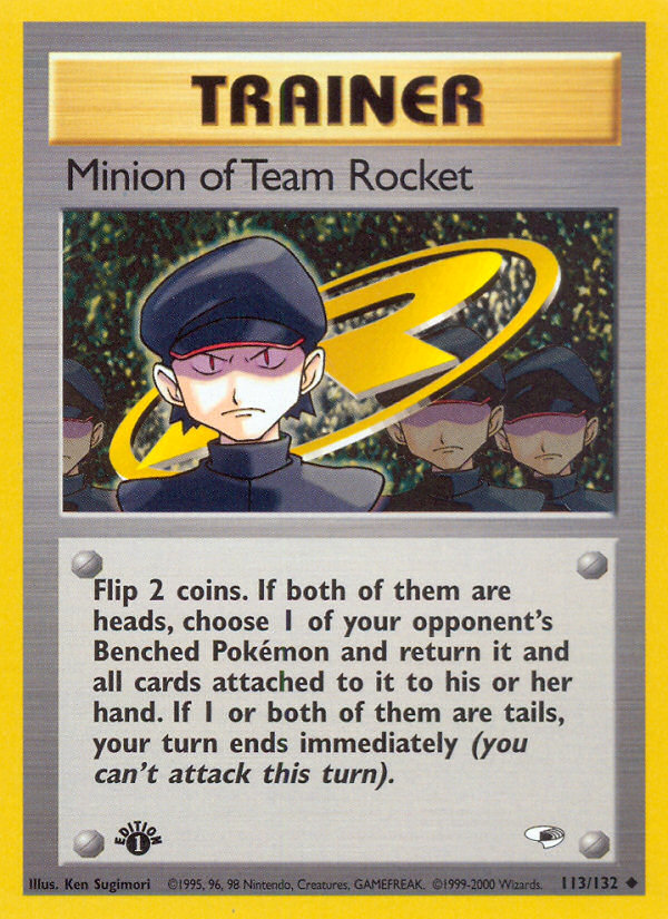 Minion of Team Rocket (113/132) [Gym Heroes 1st Edition] | Tables and Towers