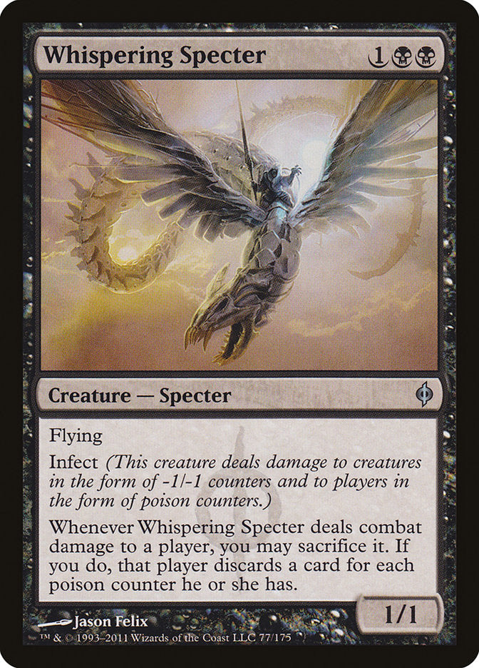 Whispering Specter [New Phyrexia] | Tables and Towers