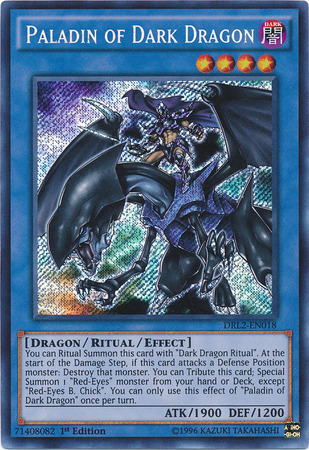 Paladin of Dark Dragon [DRL2-EN018] Secret Rare | Tables and Towers