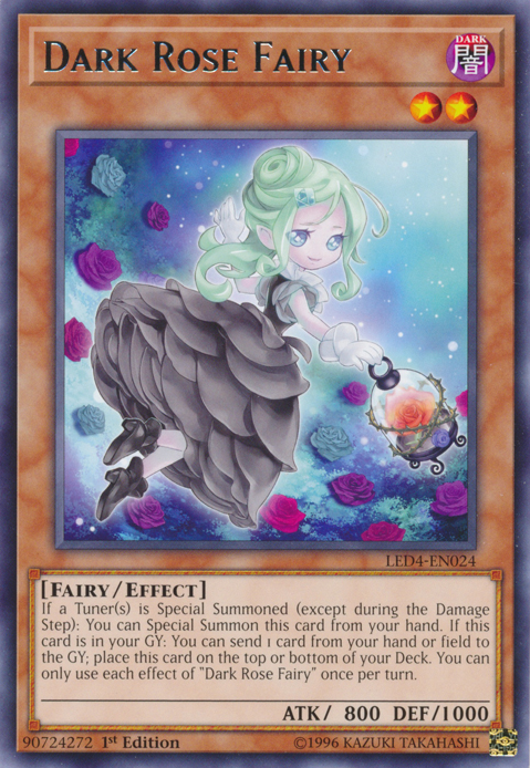 Dark Rose Fairy [LED4-EN024] Rare | Tables and Towers