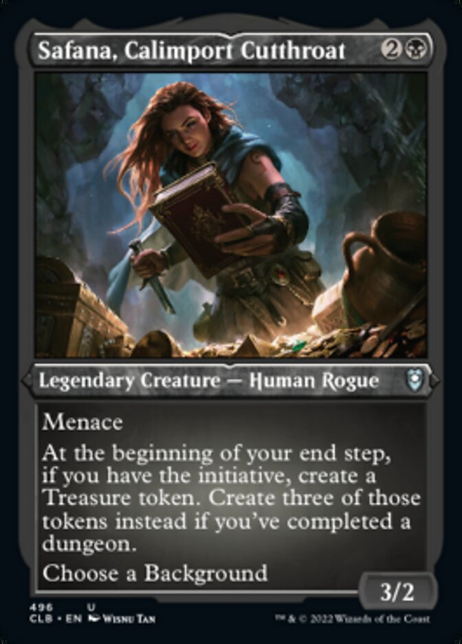 Safana, Calimport Cutthroat (Foil Etched) [Commander Legends: Battle for Baldur's Gate] | Tables and Towers