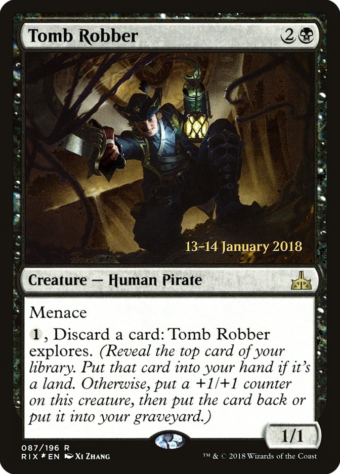 Tomb Robber [Rivals of Ixalan Prerelease Promos] | Tables and Towers