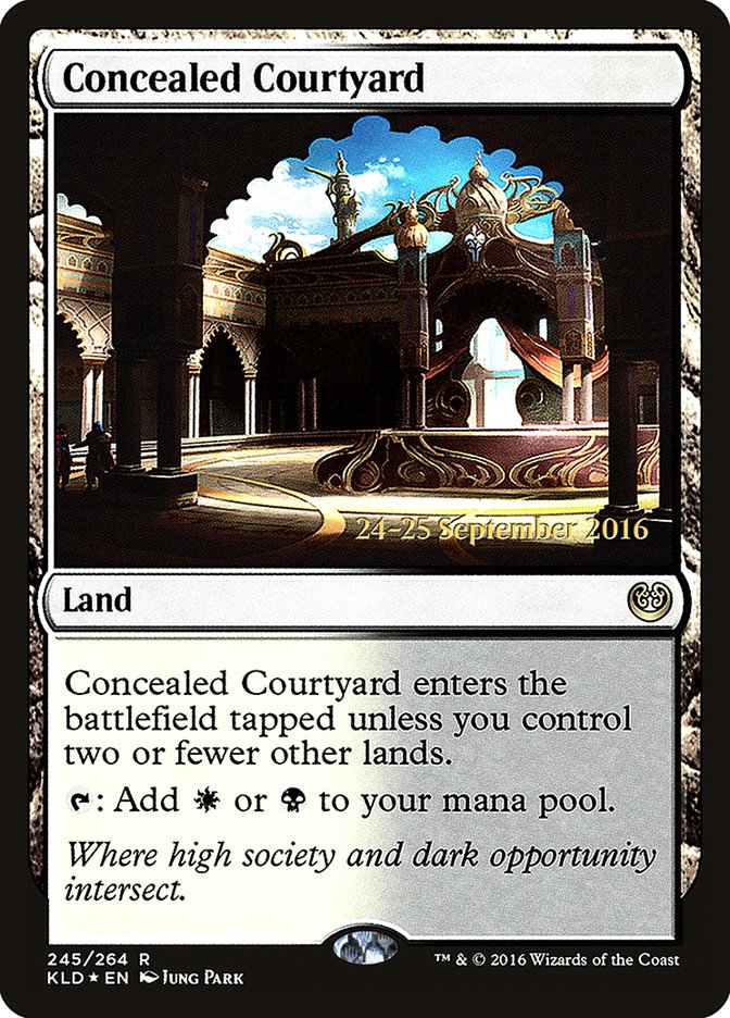 Concealed Courtyard [Kaladesh Prerelease Promos] | Tables and Towers