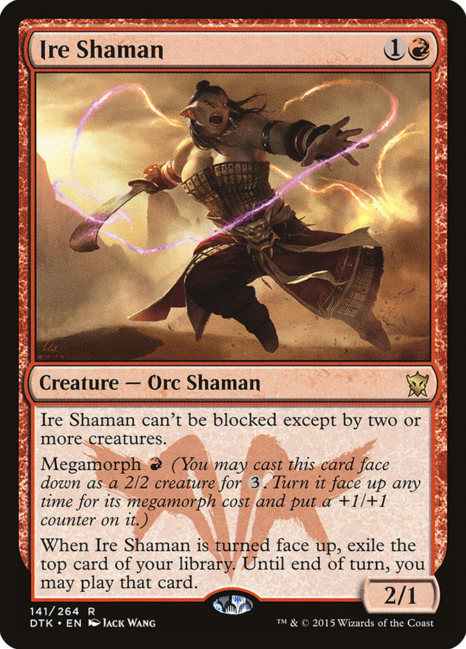 Ire Shaman [Dragons of Tarkir] | Tables and Towers