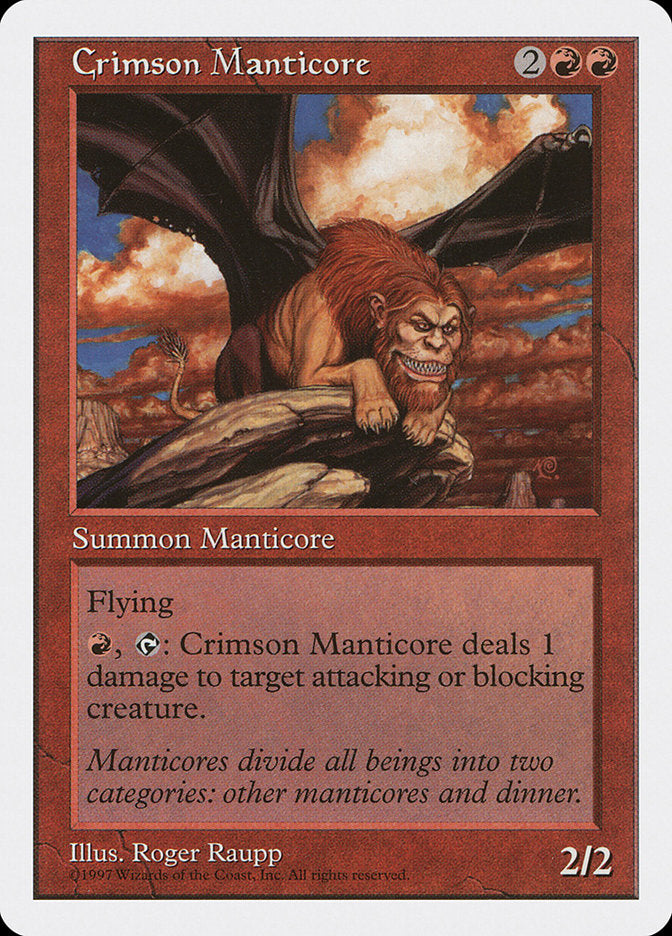 Crimson Manticore [Fifth Edition] | Tables and Towers