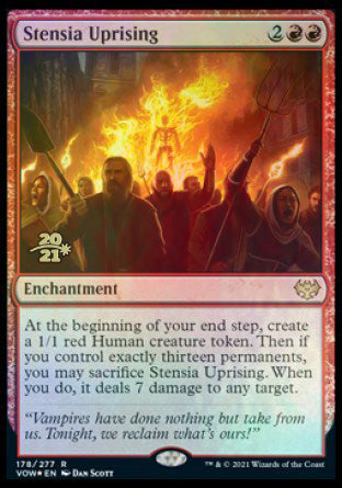 Stensia Uprising [Innistrad: Crimson Vow Prerelease Promos] | Tables and Towers